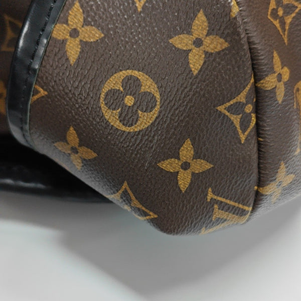Coated Canvas Backpack Brown
