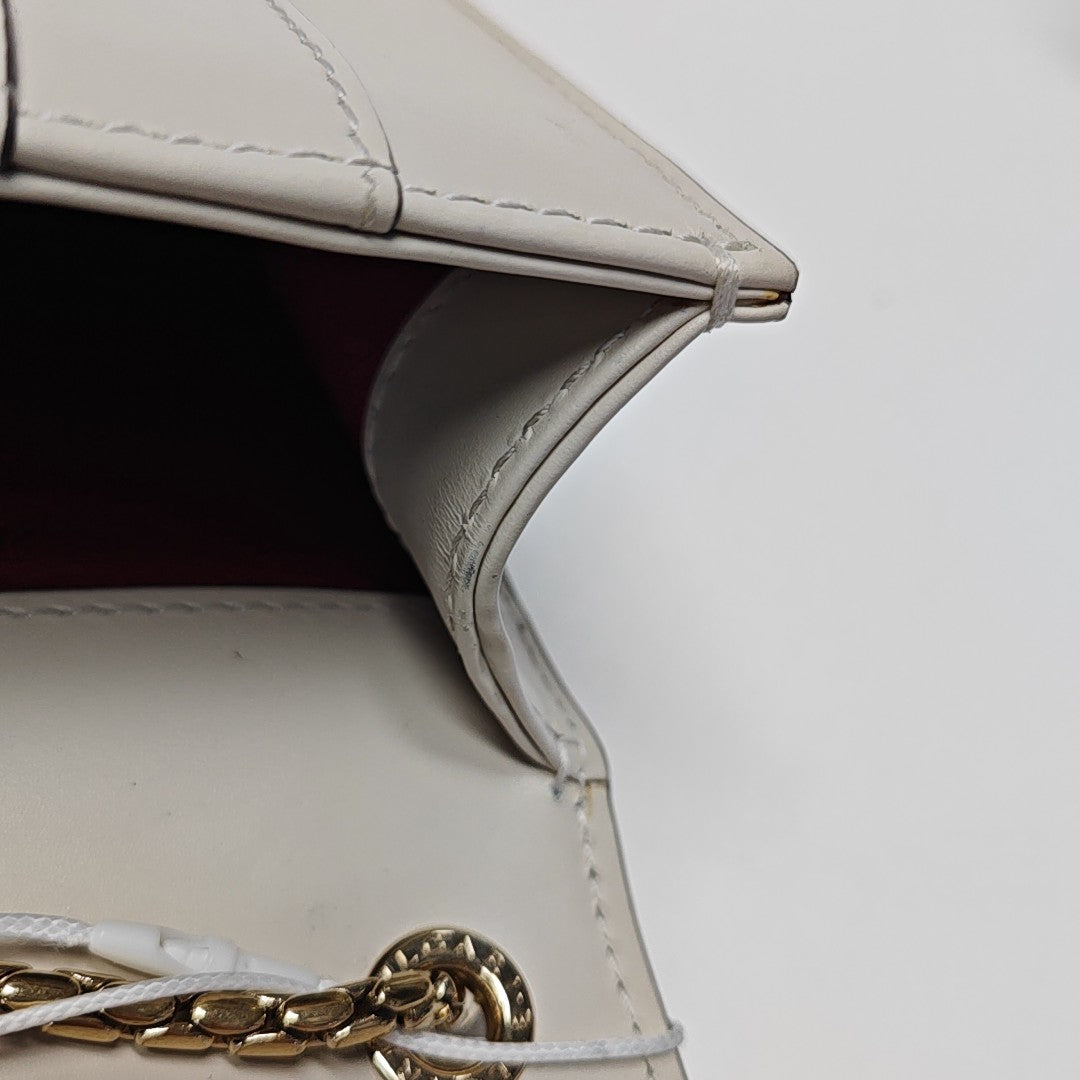 SERPENTI FOREVER Small Calfskin White
