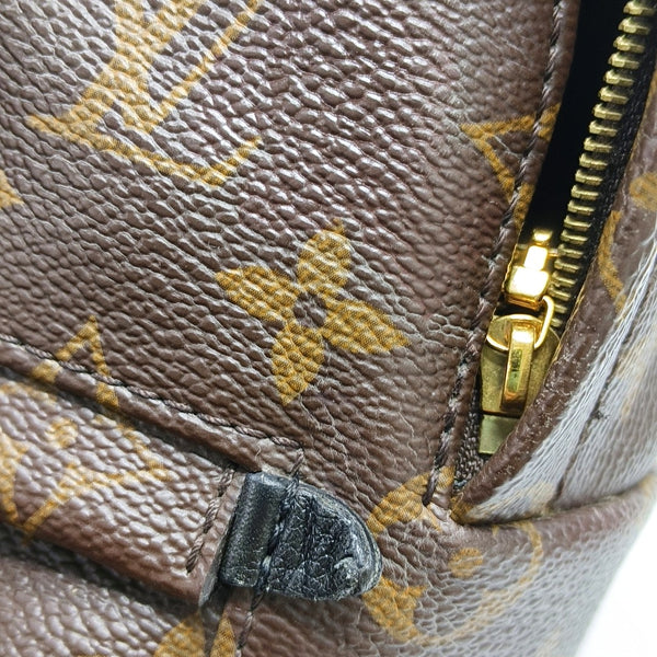 PALM SPRINGS Mini Monogram Coated Canvas Brown