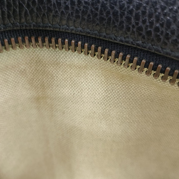 Print Calfskin Black
