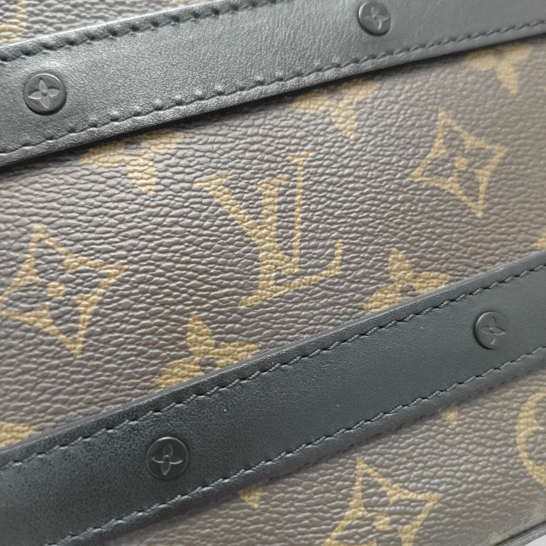 SOFT TRUNK Monogram Coated Canvas Brown