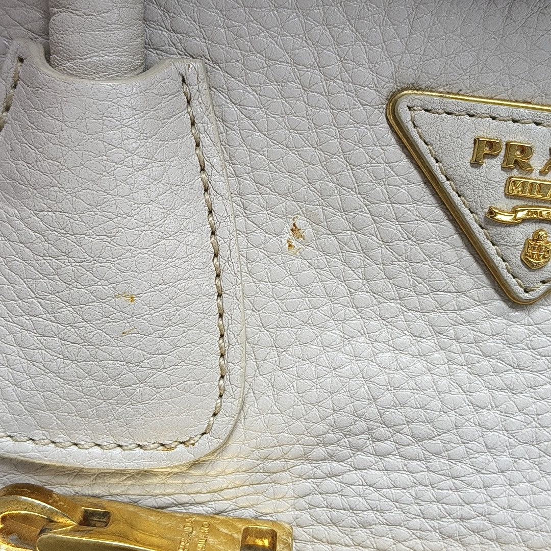 Calfskin Tote Bag White