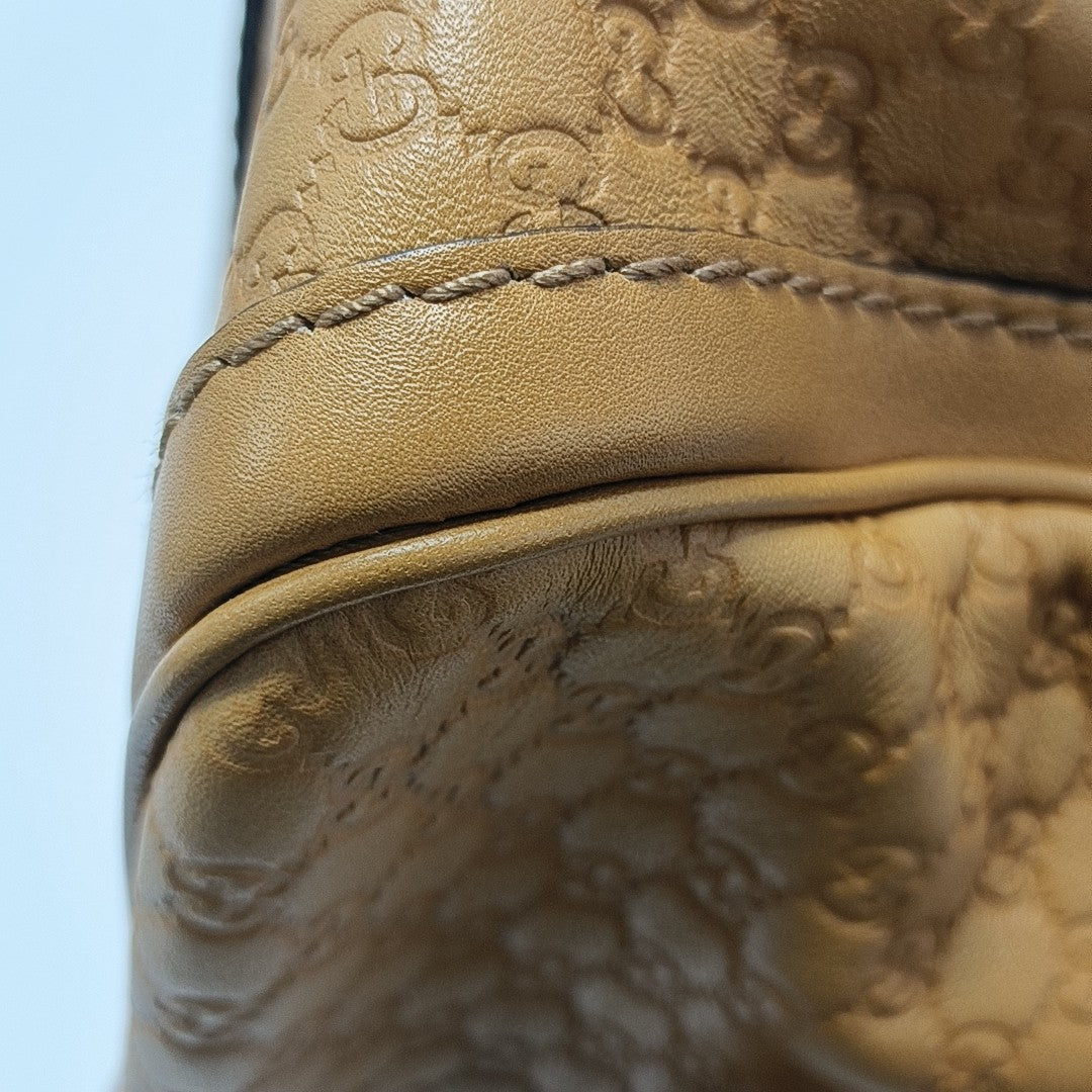 Microguccissima Monogram Calfskin Yellow