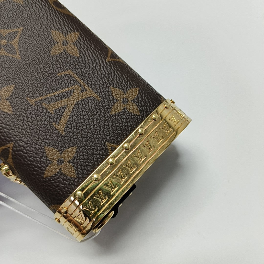 VANITY CASE Monogram Coated Canvas Brown