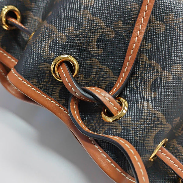 TRIOMPHE CANVAS Small Coated Canvas Brown