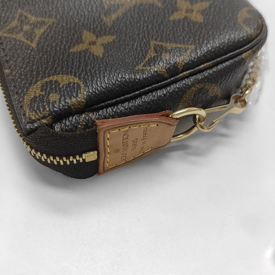 ACCESSOIRES Mini Monogram Coated Canvas Brown