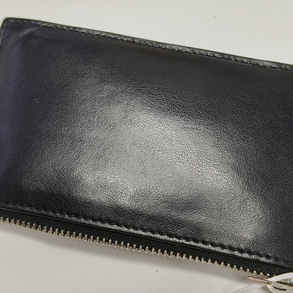 Calfskin Card Holder Black