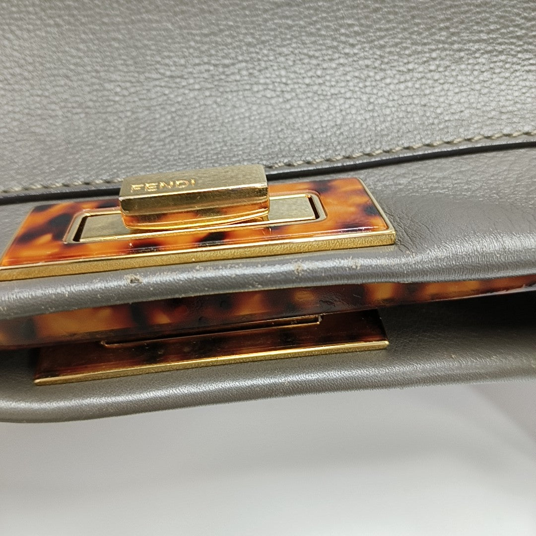 Peekaboo Medium Calfskin Gray