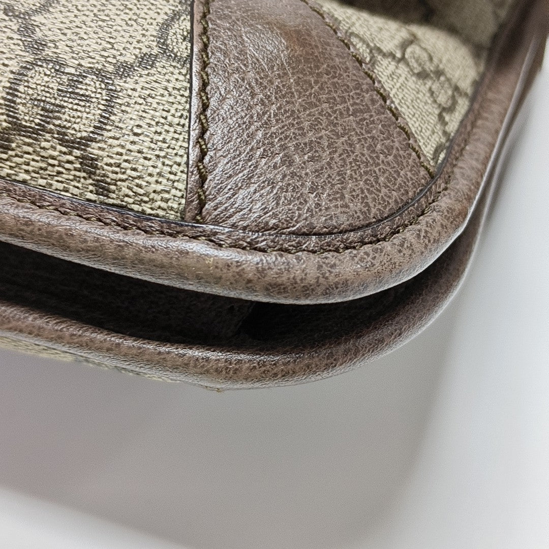 Neo Vintage Small Monogram Coated Canvas Beige