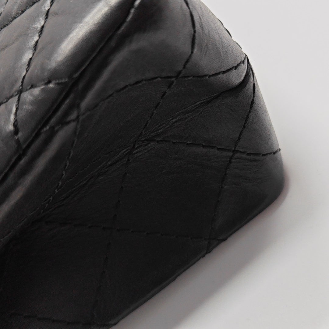 2.55 227 (jumbo) Quilted Calfskin Black