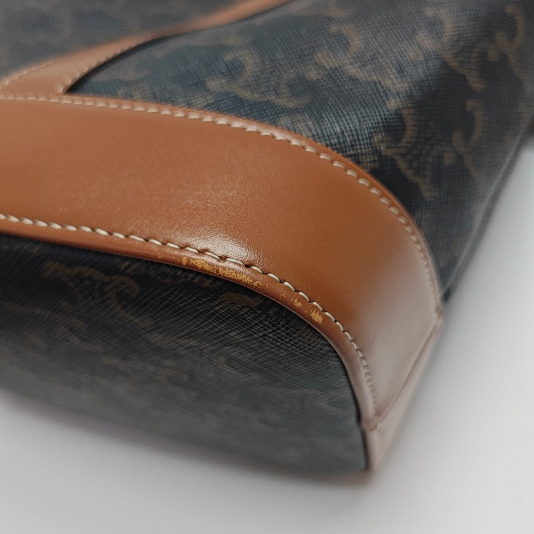TRIOMPHE CANVAS Small Coated Canvas Brown