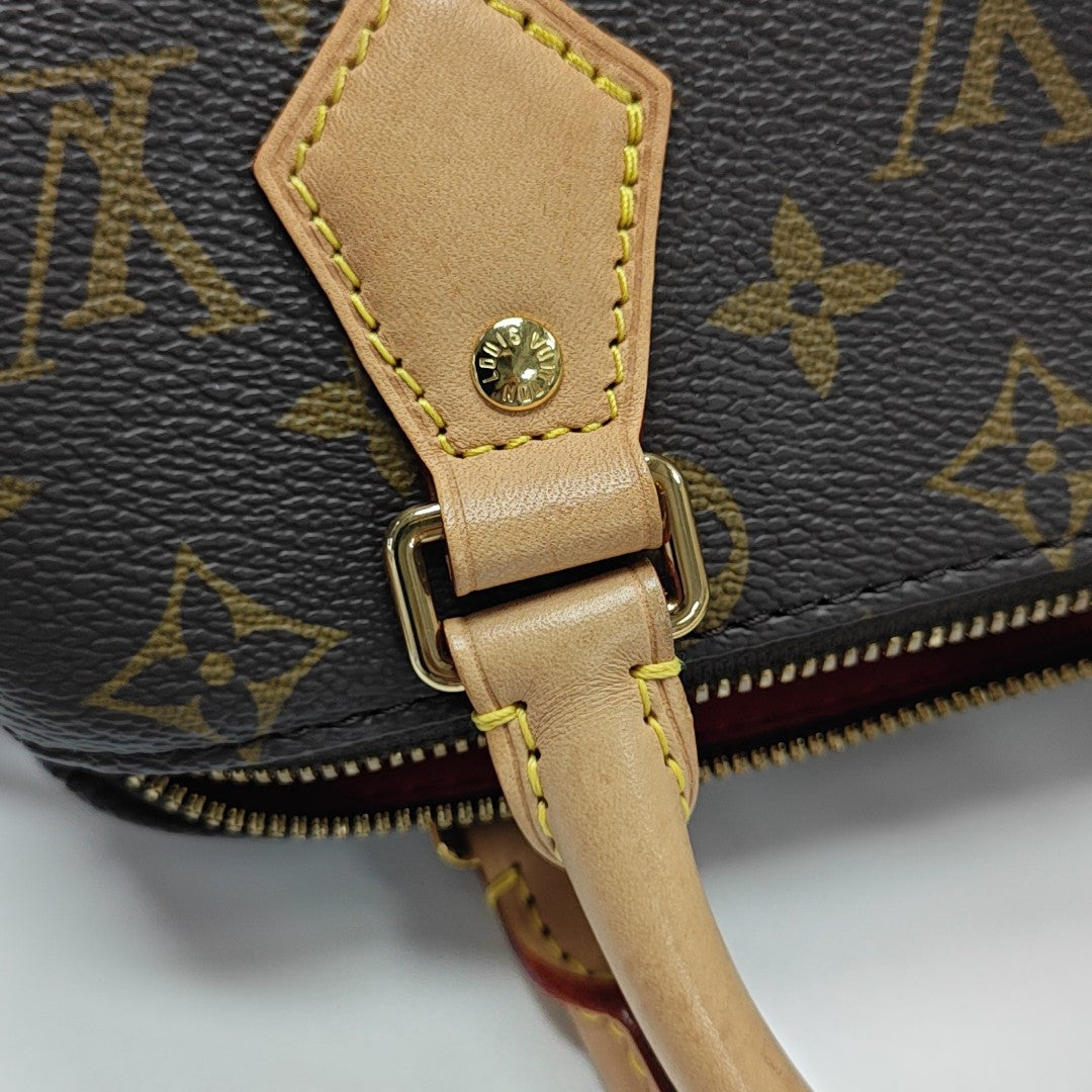 SPEEDY 20 Monogram Coated Canvas Brown