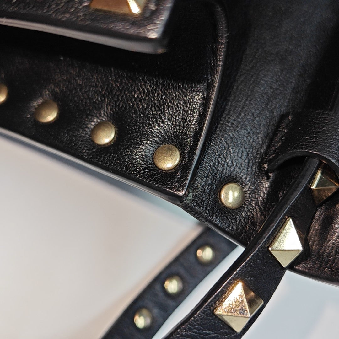 Calfskin Shoulder Bag Black