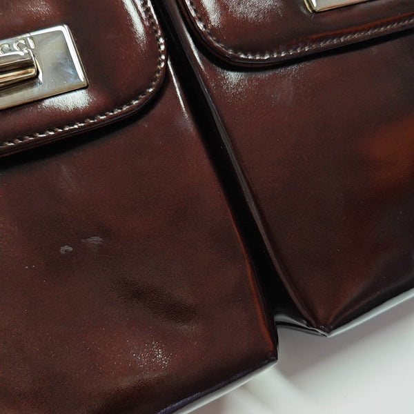 Calfskin Shoulder Bag Red