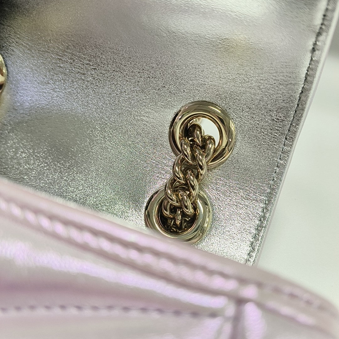 GG Marmont Mini Quilted Lambskin Pink