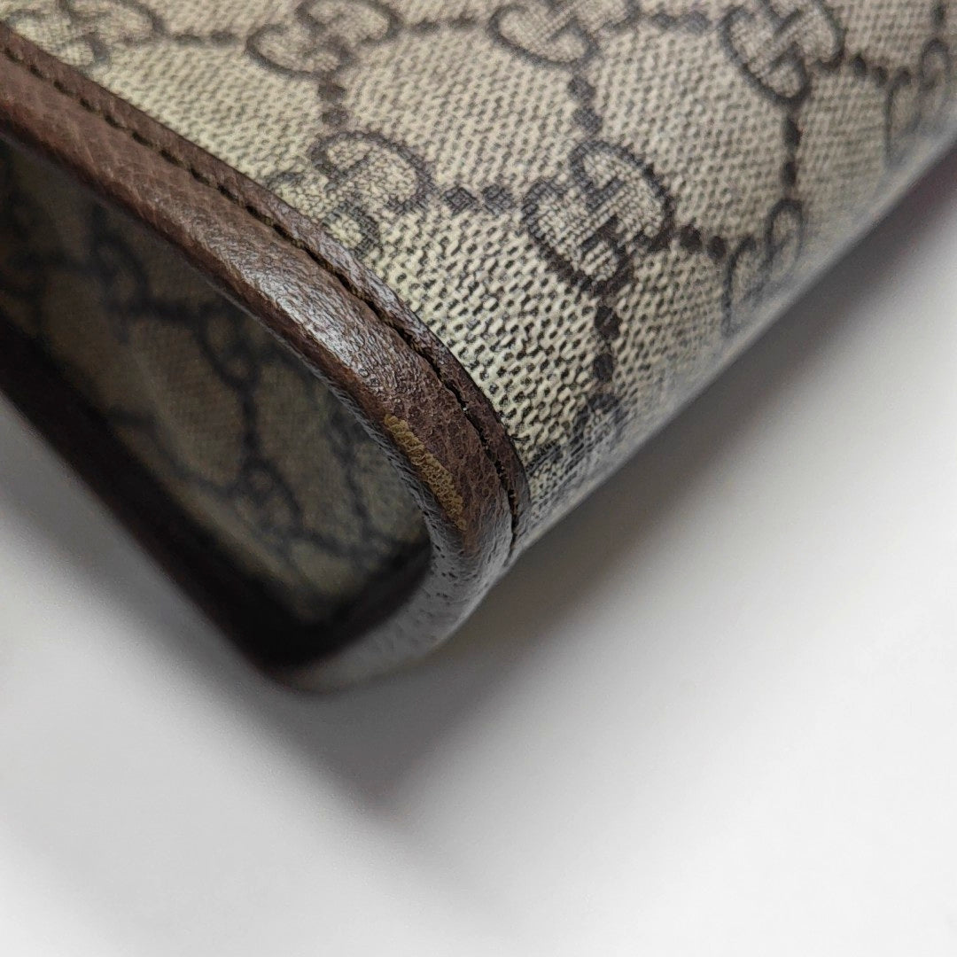 Ophidia Monogram Coated Canvas Beige
