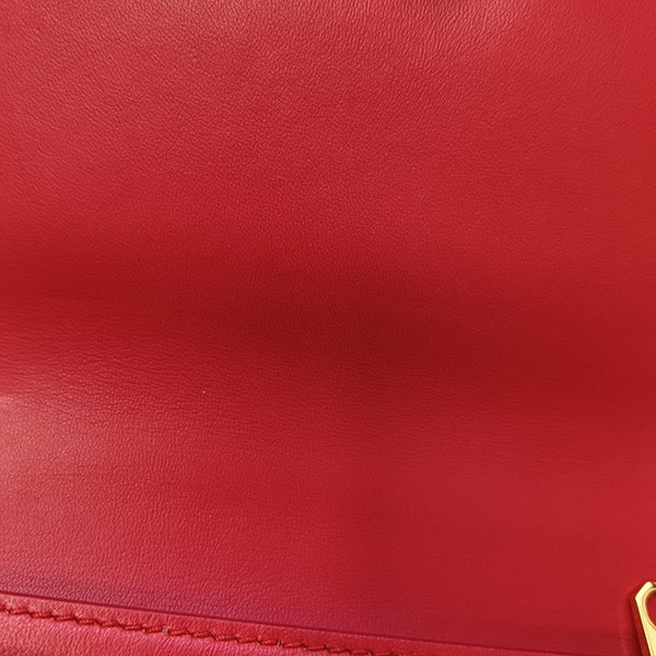 TB Small Calfskin Red