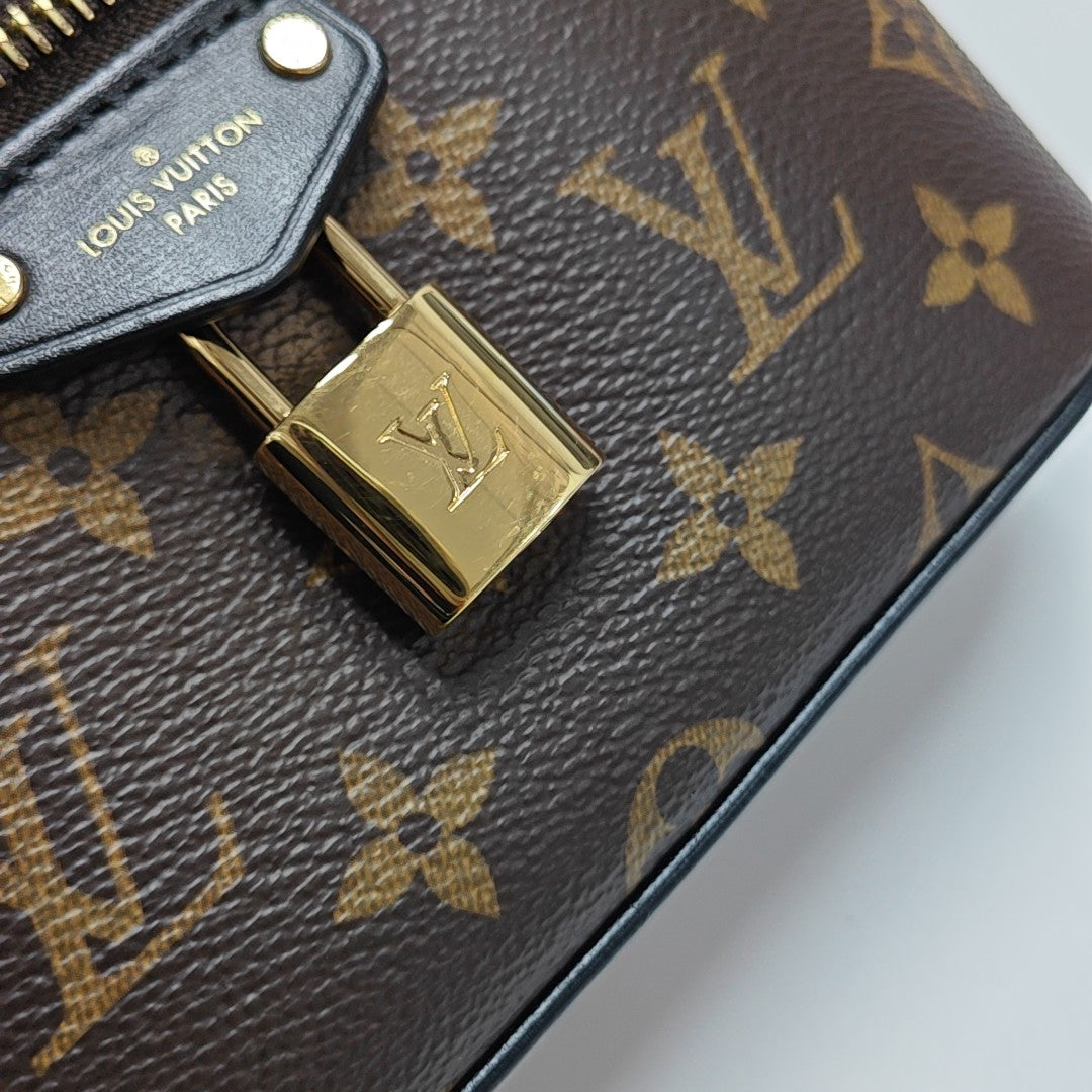 Vanity Chain Pouch Monogram Coated Canvas Brown
