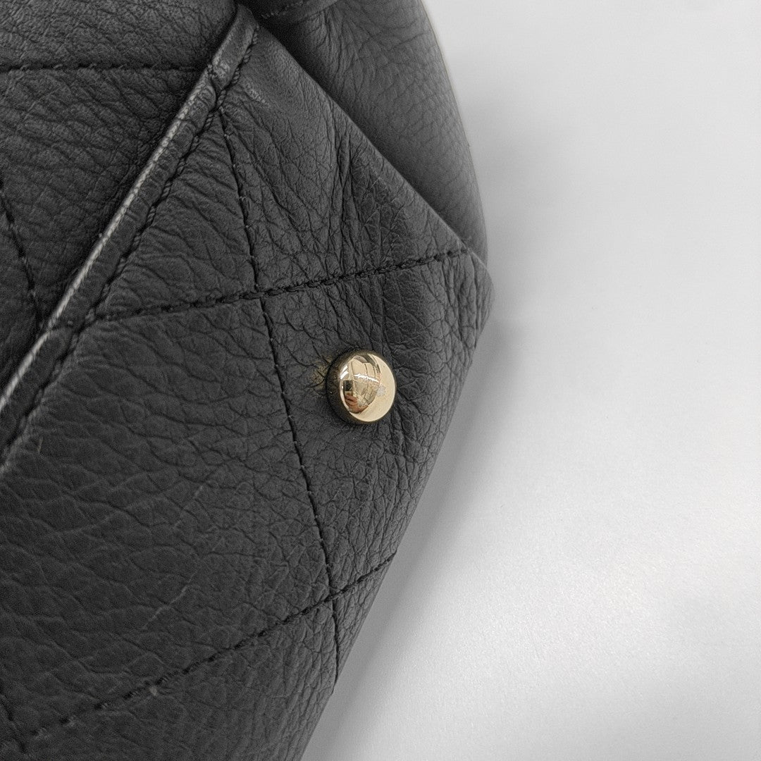 BOWLING Quilted Calfskin Black