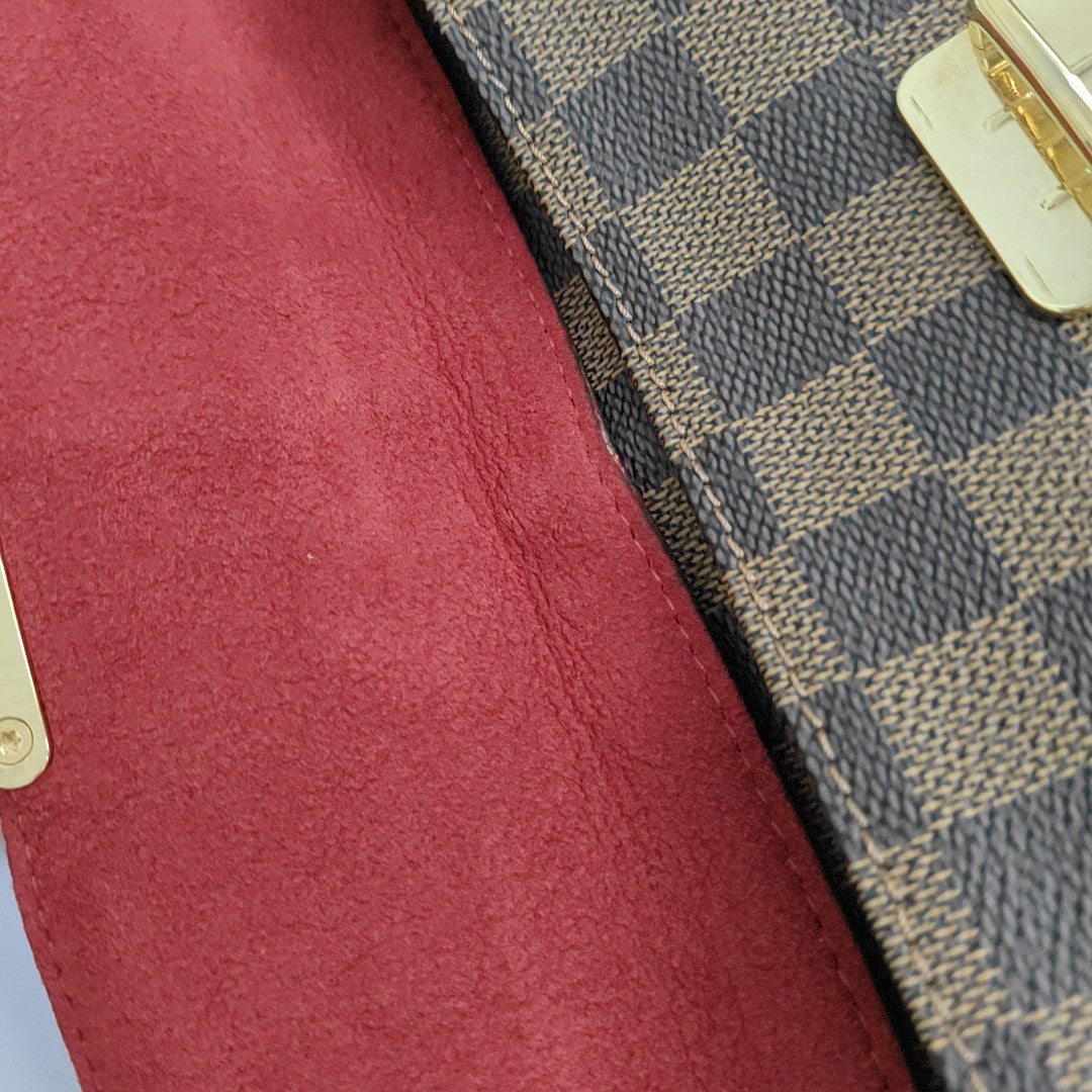 RAVELLO GM Damier Ebene Coated Canvas Brown