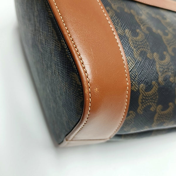 TRIOMPHE CANVAS Small Coated Canvas Brown