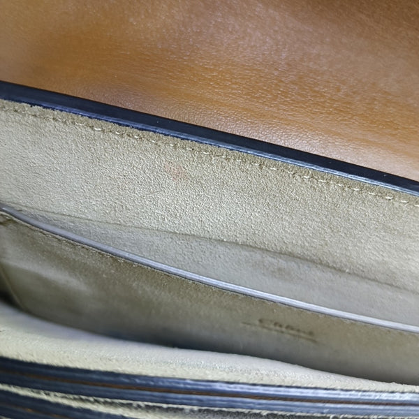 Faye Small Calfskin Brown