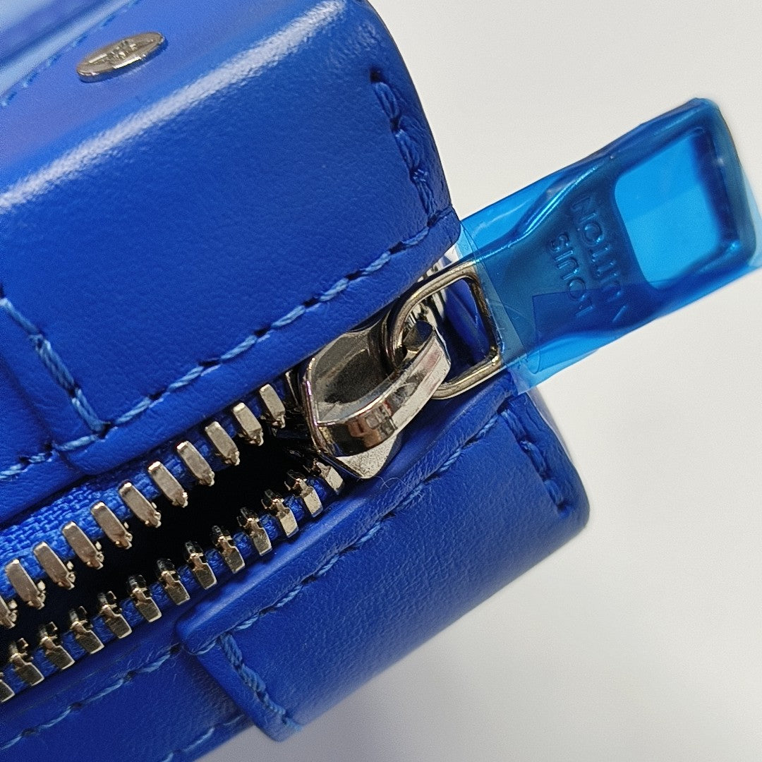 WALLET TRUNK Monogram Coated Canvas Blue