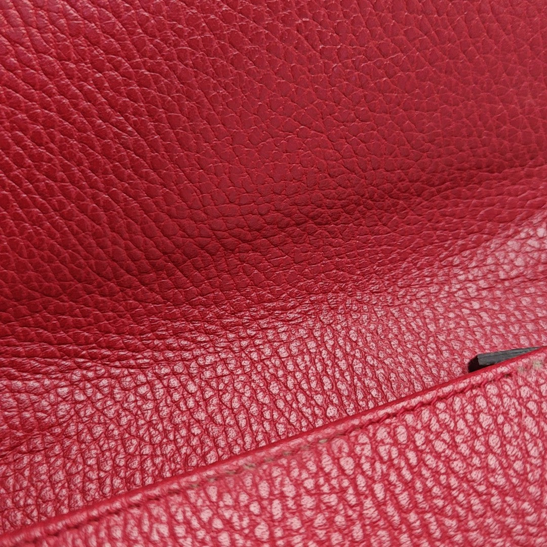Calfskin Shoulder Bag Red