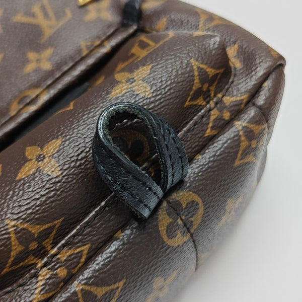 PALM SPRINGS Mini Monogram Coated Canvas Brown