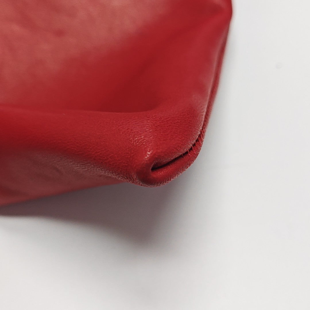 Lambskin Shoulder Bag Red