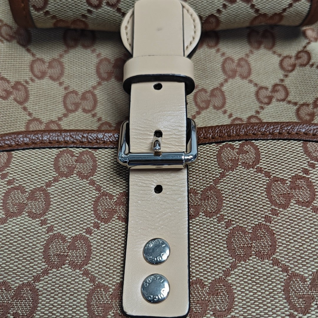 Monogram Canvas Backpack Brown