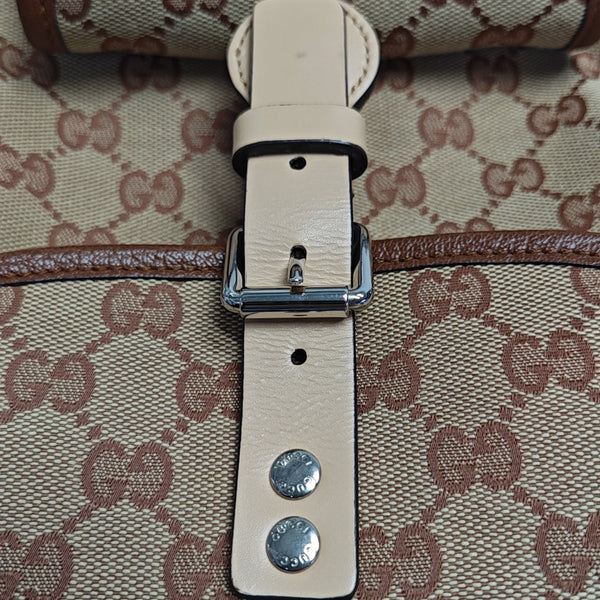 Monogram Canvas Backpack Brown
