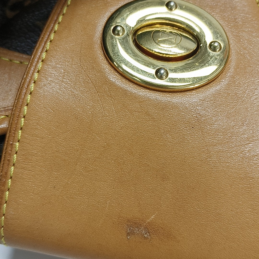 VINTAGE BOETIE PM Monogram Coated Canvas Brown