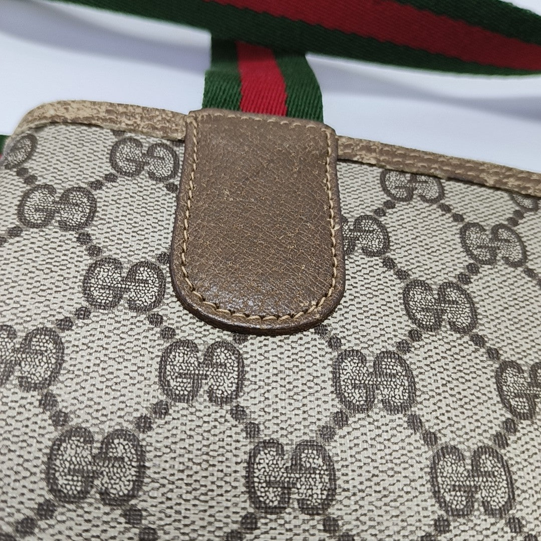 GG Supreme Monogram Coated Canvas Beige
