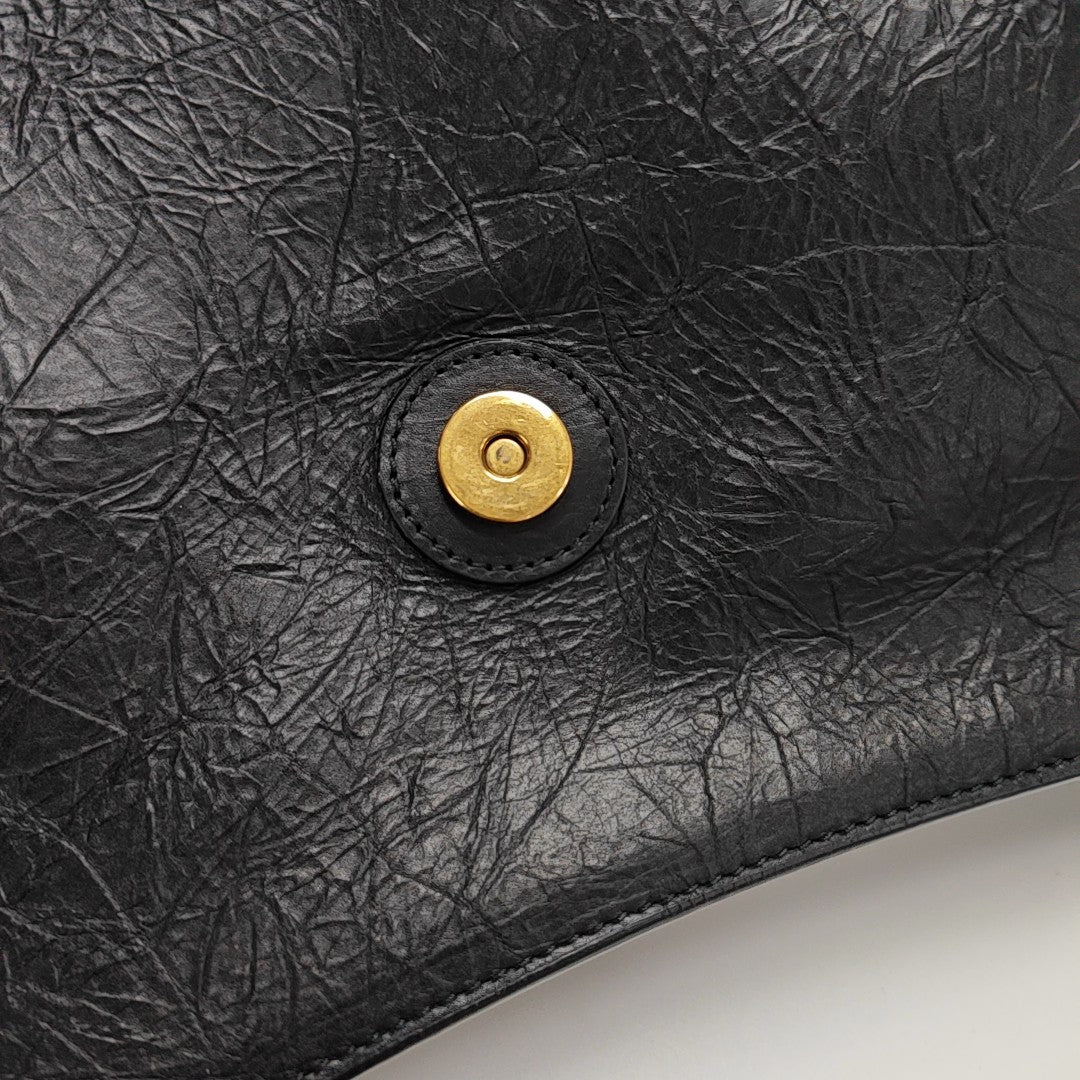 Crush Large Calfskin Black