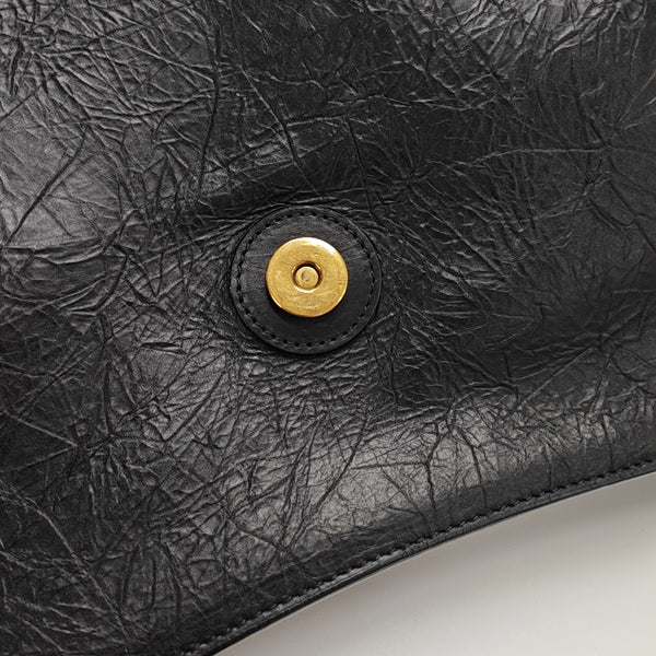Crush Large Calfskin Black