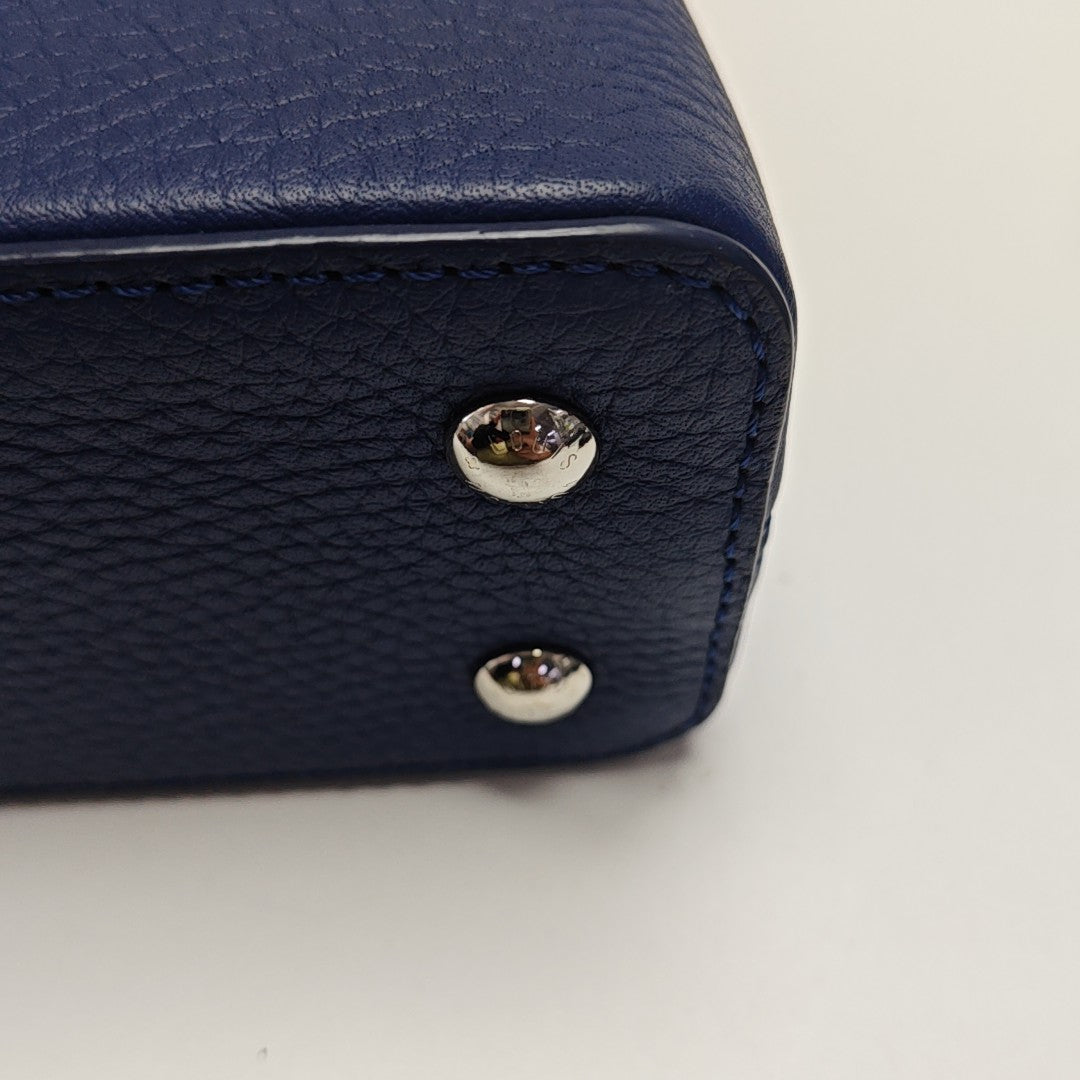 CAPUCINES Mini Calfskin Blue