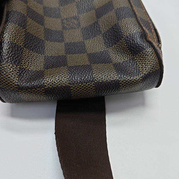 GÉRONIMOS Damier Ebene Coated Canvas Brown