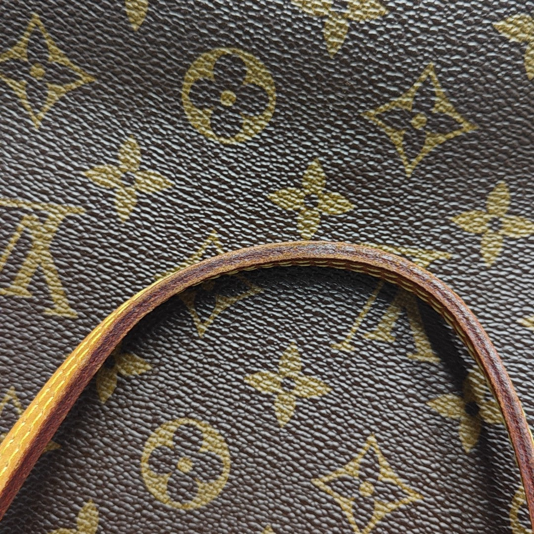 NEVERFULL MM Monogram Coated Canvas Brown