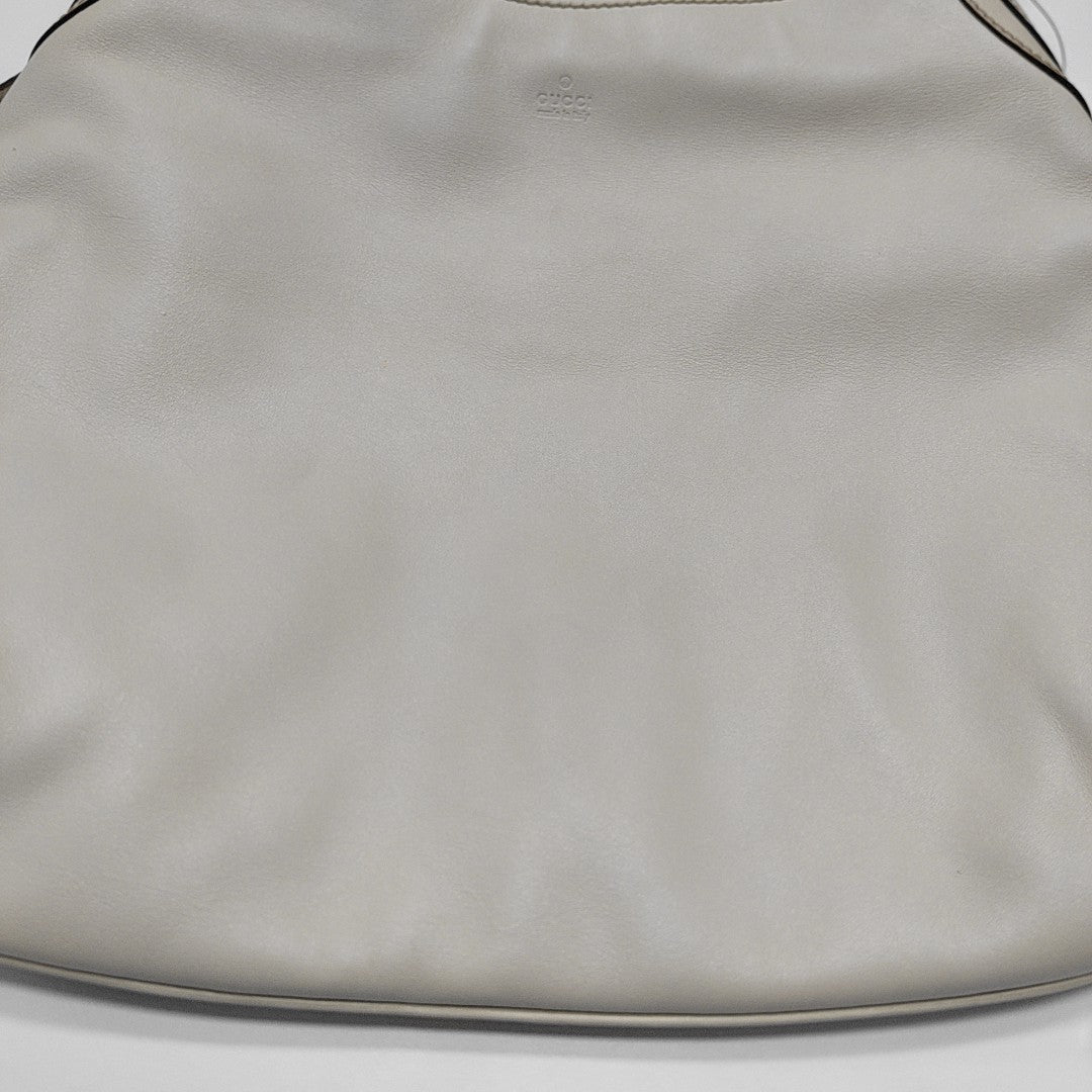 Calfskin Shoulder Bag White