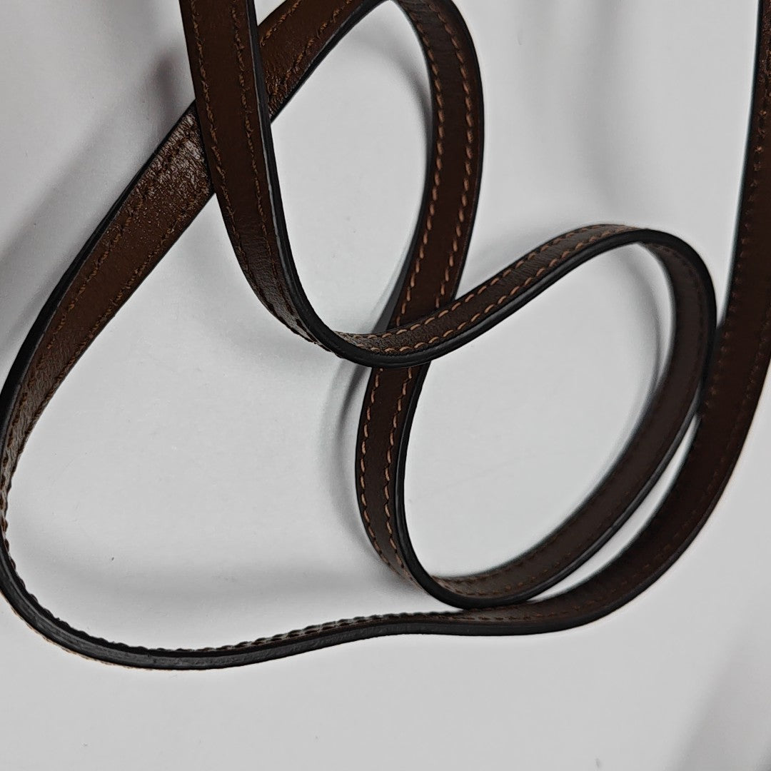 Horsebit 1955 Mini Monogram Coated Canvas Beige