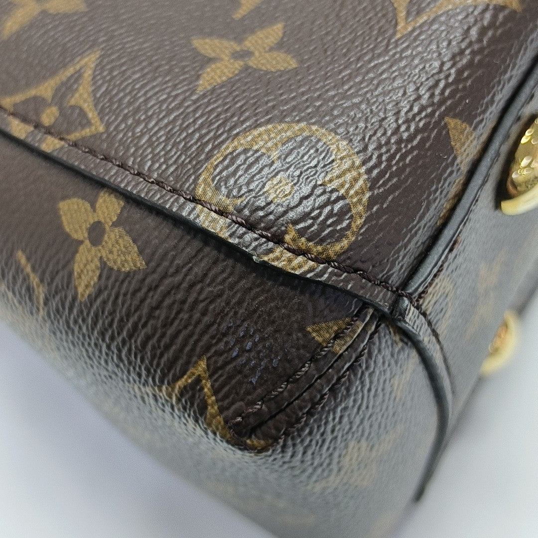 MONTAIGNE Monogram Coated Canvas Brown