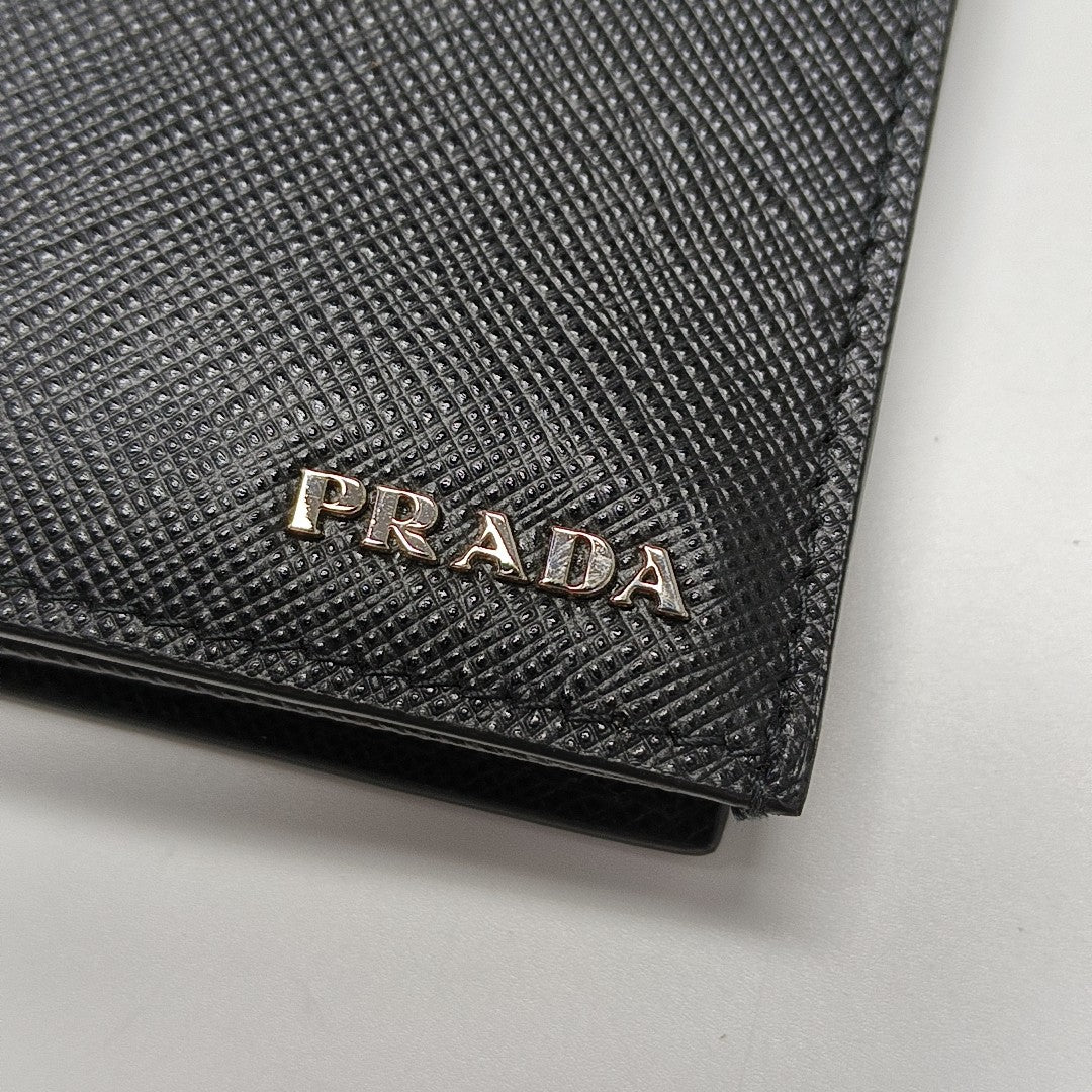Saffiano Calfskin Wallet Black