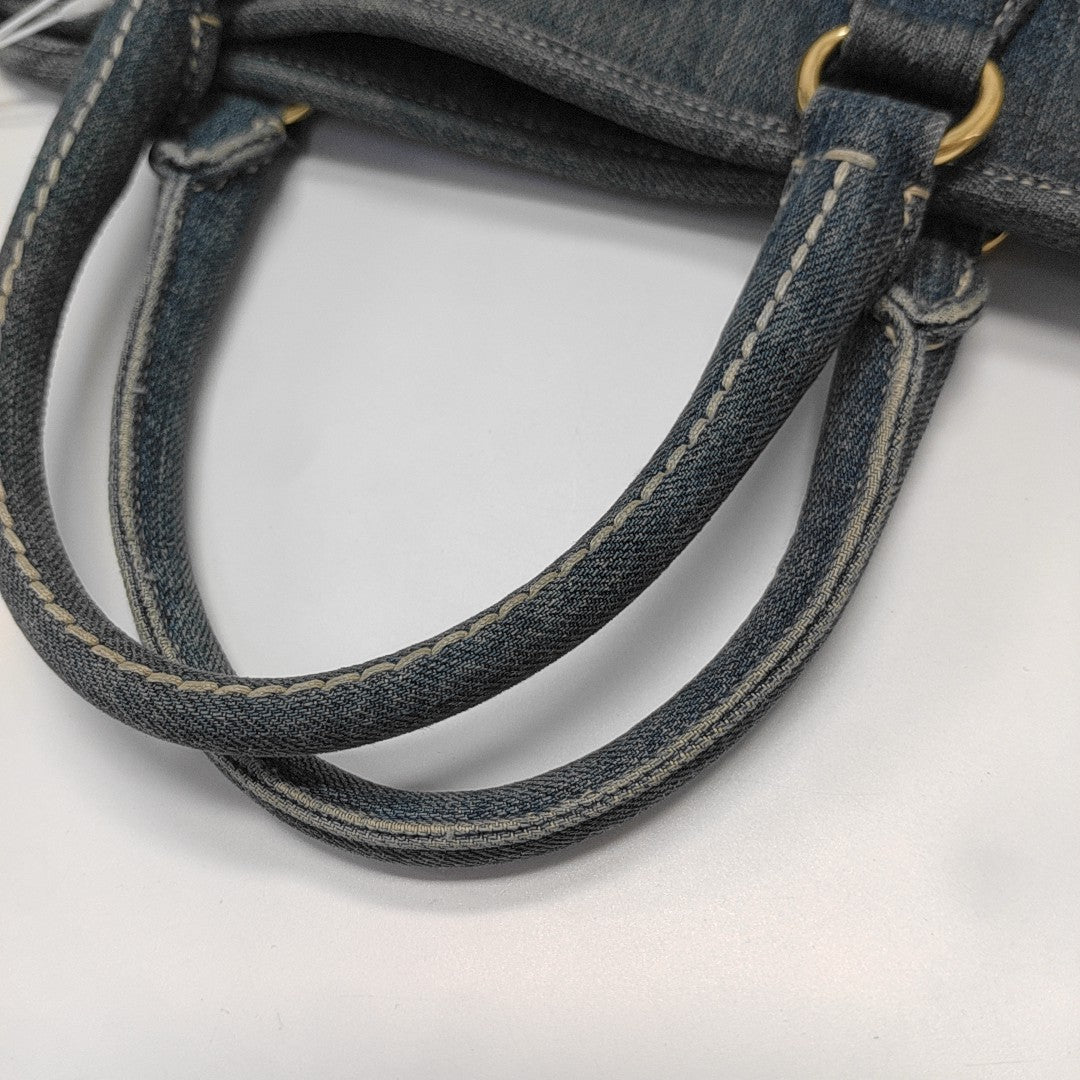Denim Tote Bag Blue