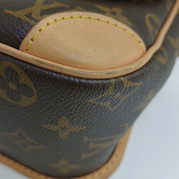 DIANE Monogram Coated Canvas Brown