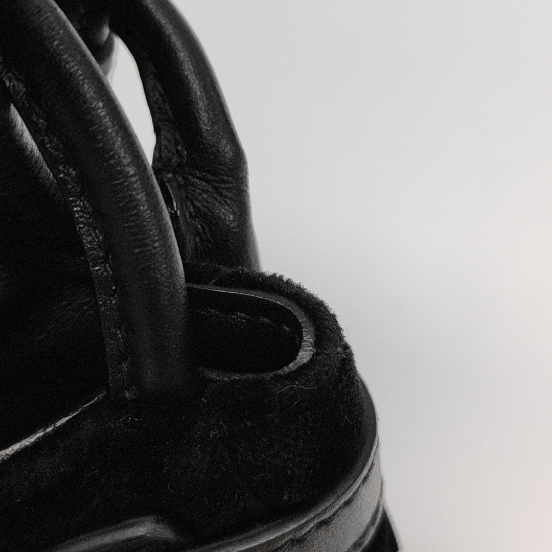 Belt Bag Quilted Velvet Black