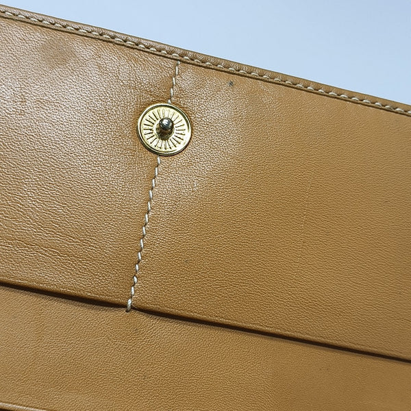 Monogram Coated Canvas Wallet Brown
