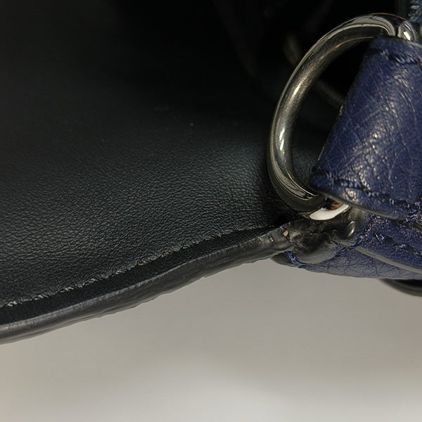 Baguette Medium Calfskin Blue