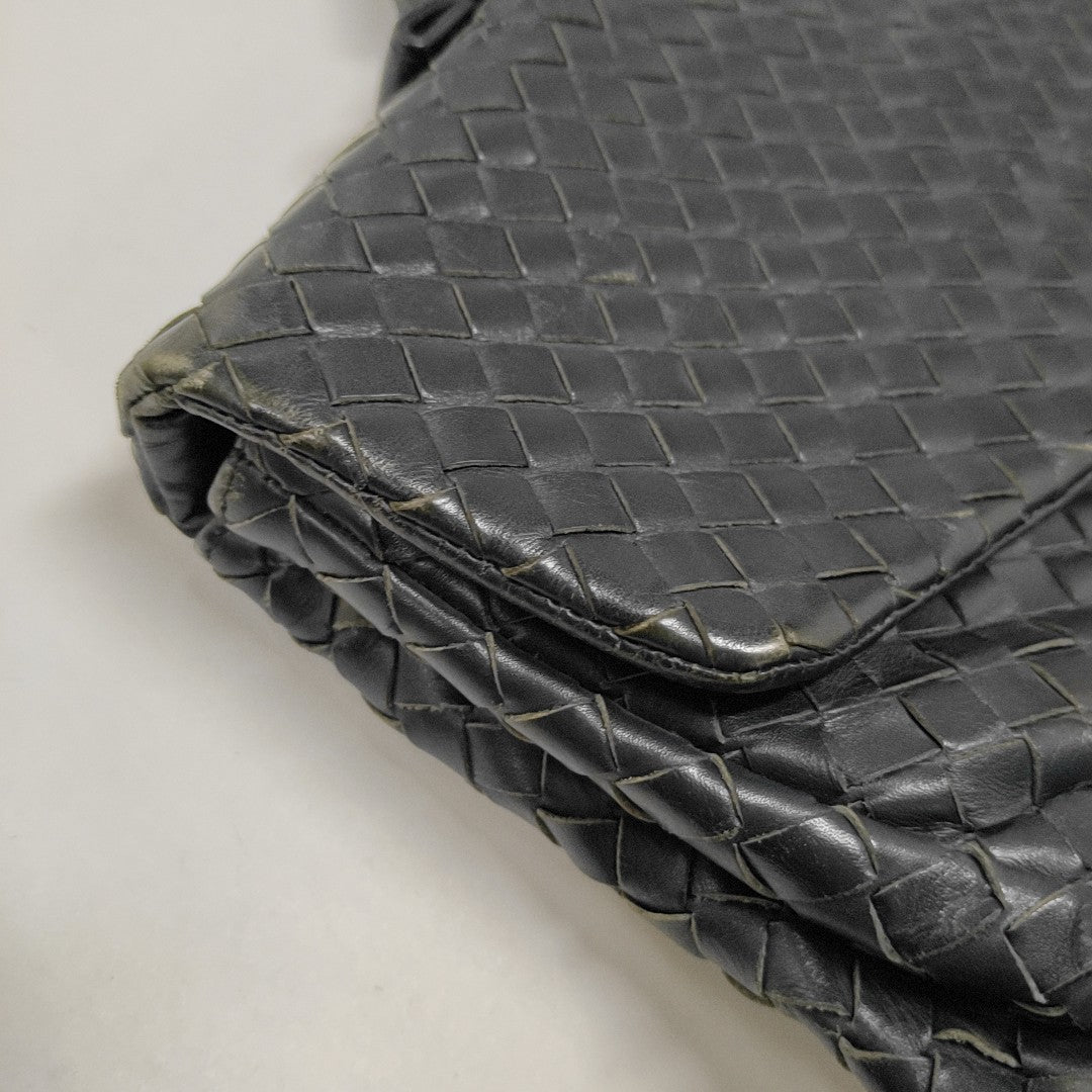 Calfskin Top Handle Bag Blue