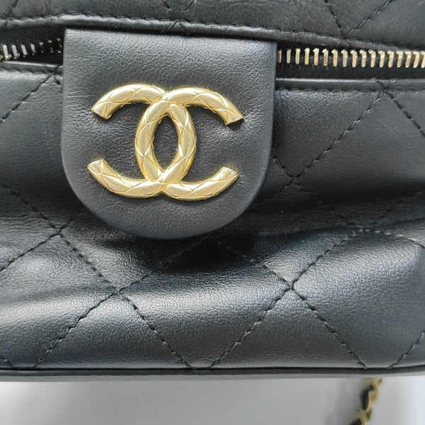 Quilted Calfskin Black